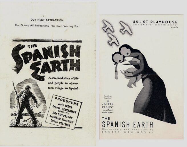 Spanish Earth (Joris Ivens, 1937) + L’Espagne vivra (Henri Cartier-Bresson, 1938)