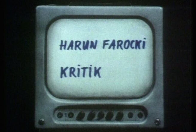 Der Ärger mit den Bildern. Eine Telekritik (Harun Farocki, 1973)